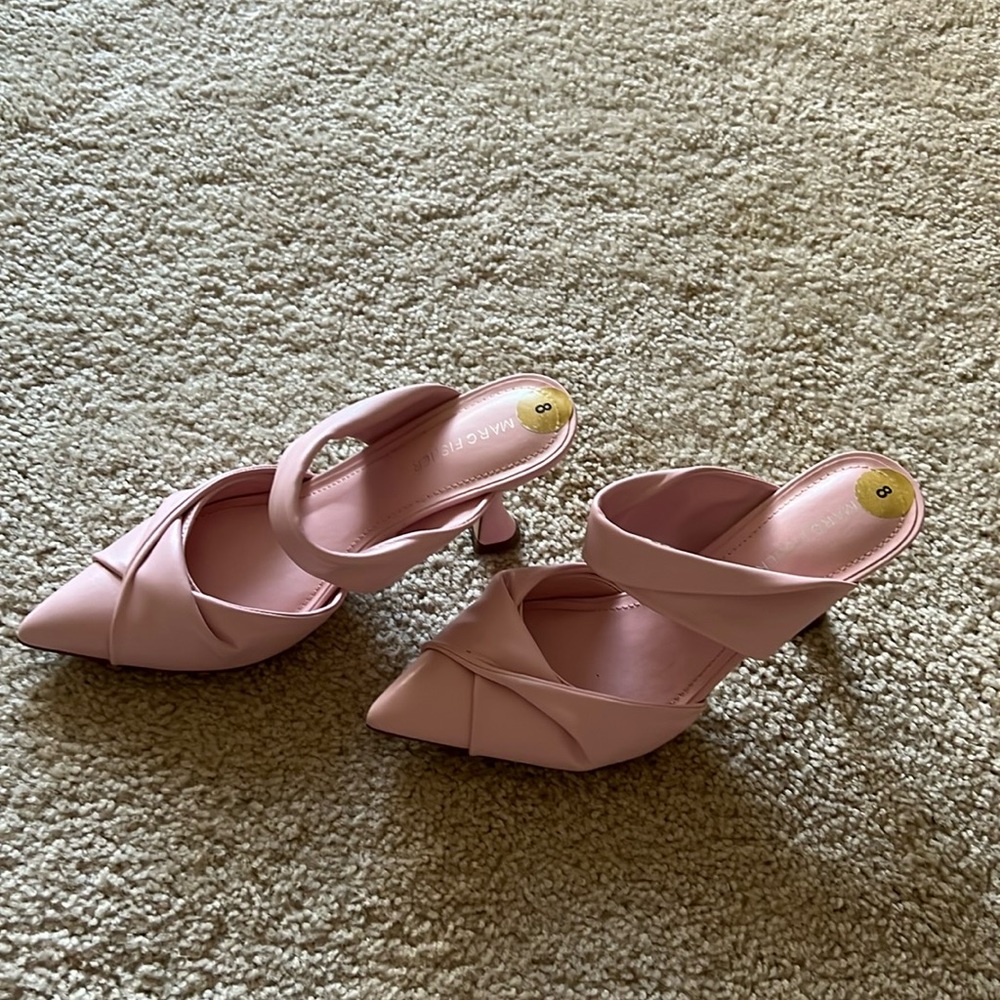 Light pink shoes